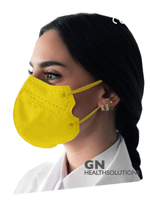 YELLOW SEMIMASCHERA FFP2 10PZ