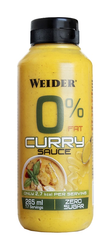 WEIDER 0% SAUCES CURRY 265ML