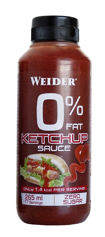 WEIDER 0% SAUCES KETCHUP 265G