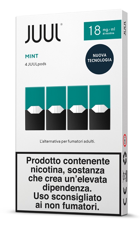 JUULPOD MINT VAP 18MG/ML 4PZ