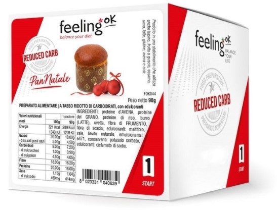 FEELING OK PAN NATALE 90G