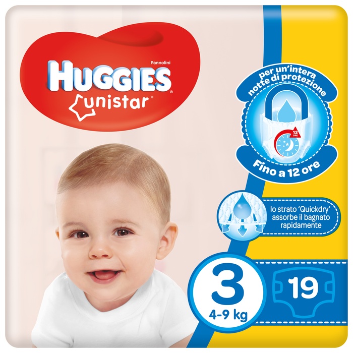 HUGGIES UNISTAR GRANDE 3 46PZ