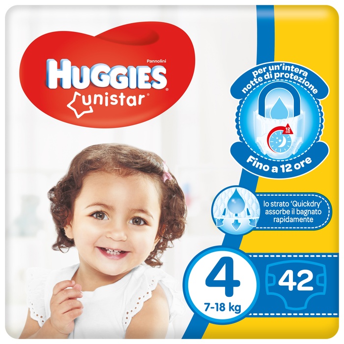 HUGGIES UNISTAR GRANDE 4 42PZ