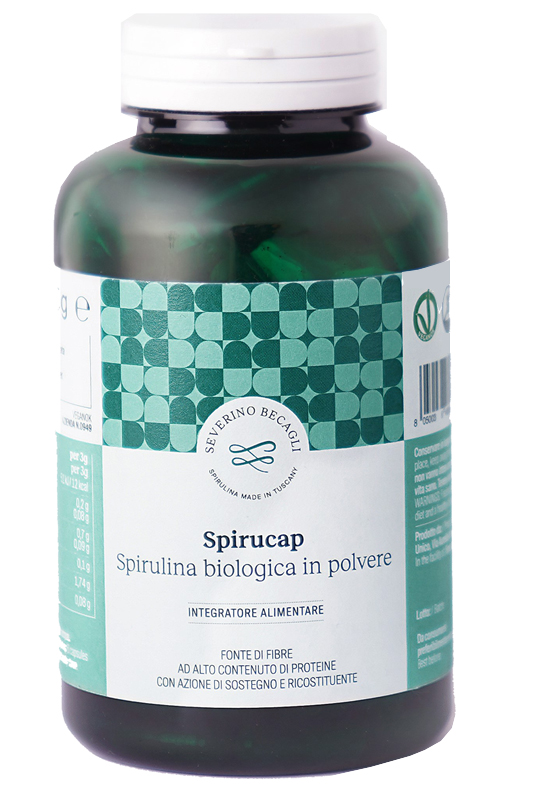 SPIRUCAP SPIRULINA BIO 180CPS