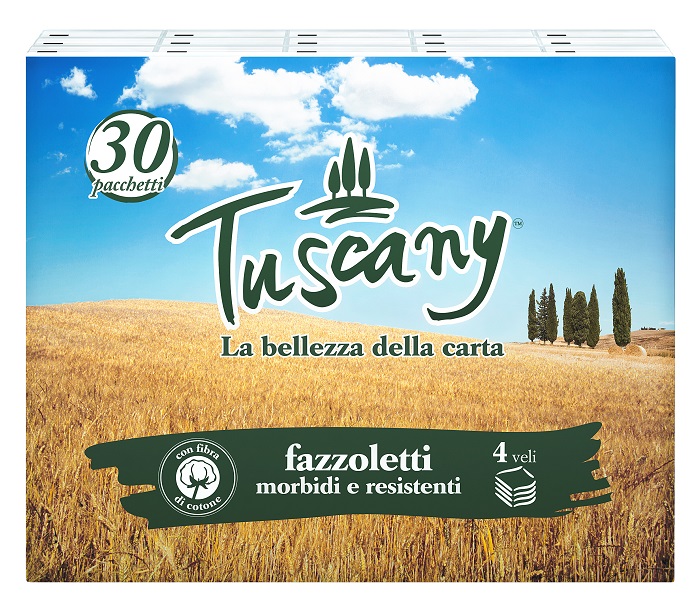 TUSCANY FAZZOLETTI 4VEL 9X30 C