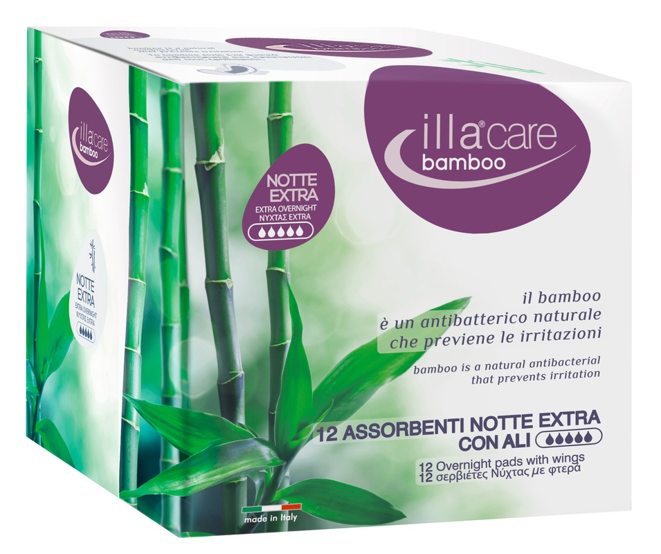 ILLA CARE BAMBOO NOTTE EX 12PZ