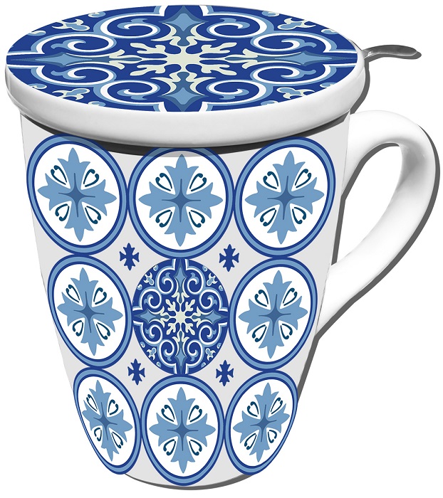 MAIOLICHE TAZZA BLUE