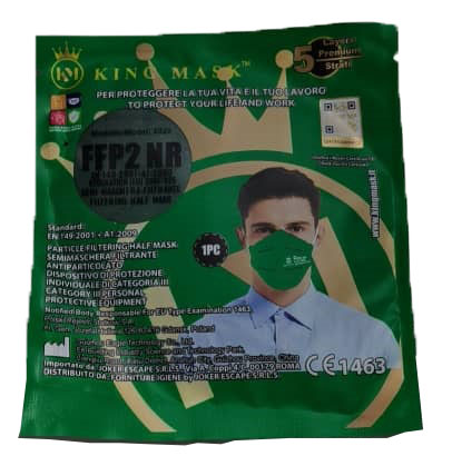 KING MASK MAS FFP2 VERDE 2020