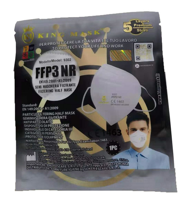 KING MASK MAS FFP3 BIANCA 9302