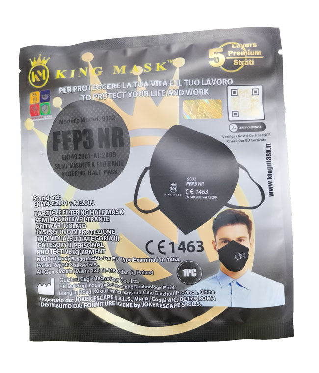 KING MASK MAS FFP3 NERA 9302