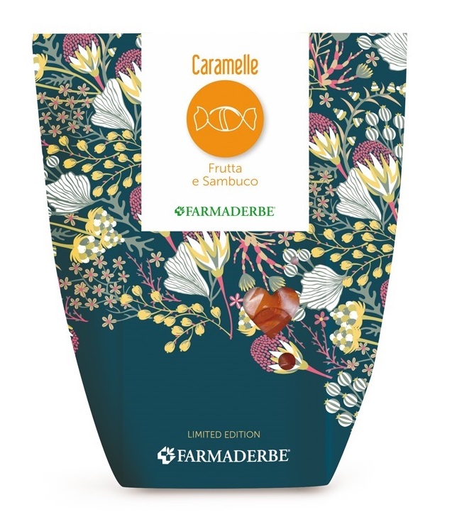 CARAMELLE FRUTTA E SAMBUCO130G