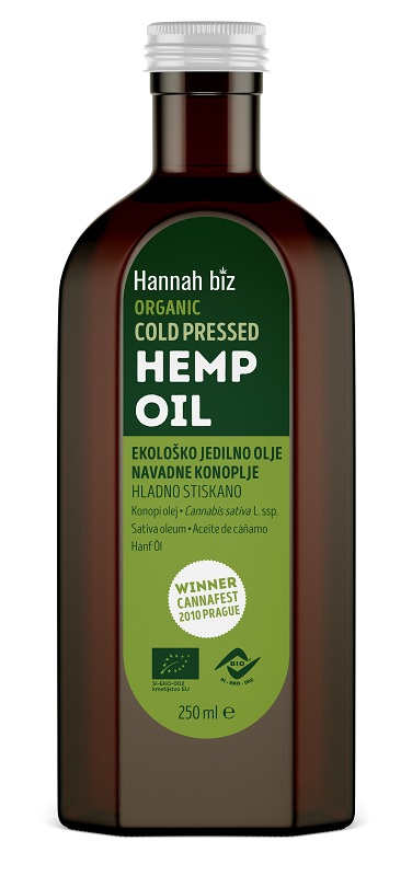 HANNAH BIZ OLIO CANAPA 250ML