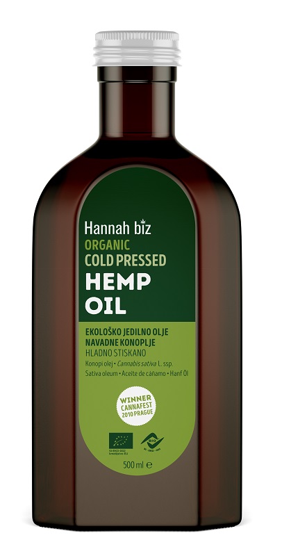 HANNAH BIZ OLIO CANAPA 500ML