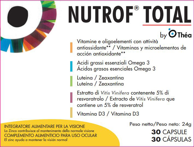 NUTROF TOTAL 30CPS