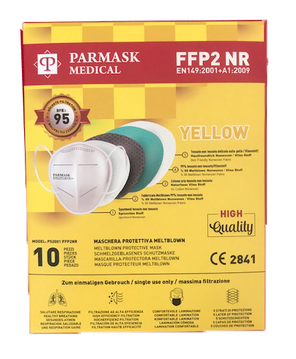MASCHERINA FFP2 PS2001 GI 10PZ