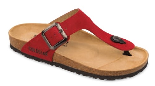 830QC SCARPA CAMOSCIO ROSSO 35