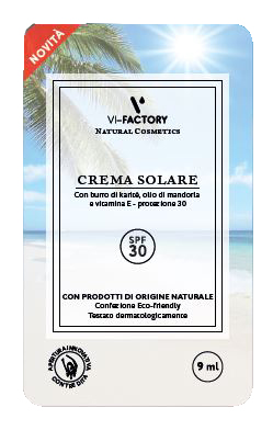 VI-FACTORY CREMA SOLARE SPF30