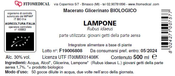 LAMPONE MG 500ML BIO