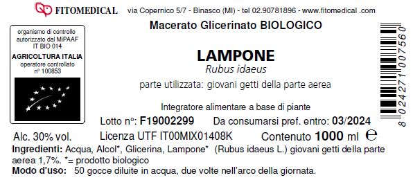 LAMPONE MG 1000ML BIO