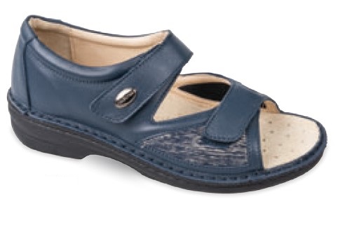 3733 SCARPA VITELLO BLU 35