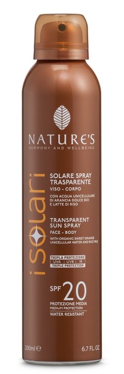 SOLARI NATURE'S SPR TRAS SPF20