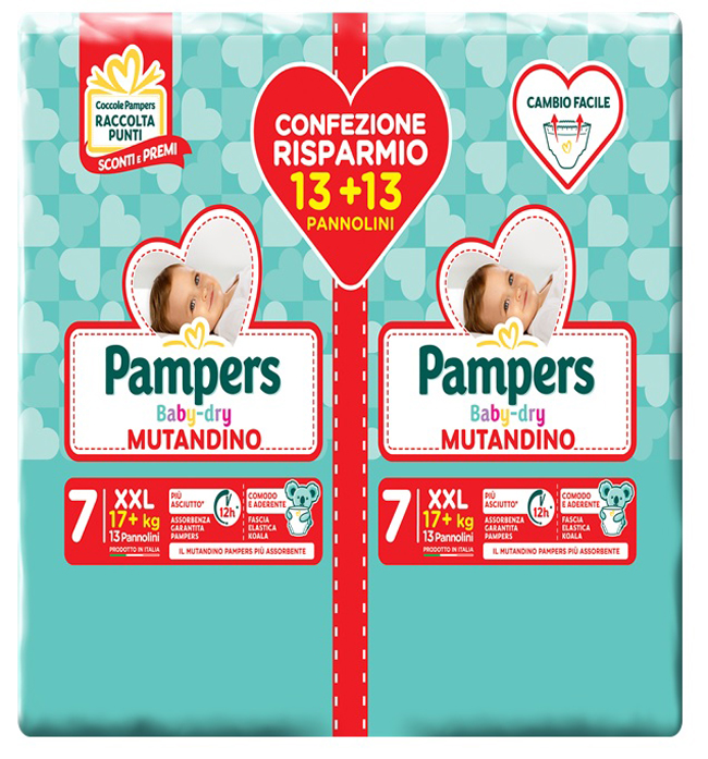 PAMPERS BD MUT DUO DWCT XXL26P