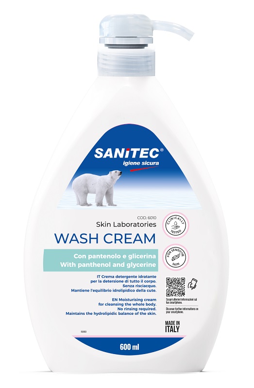 SANITEC SKIN L WASH CREAM600ML