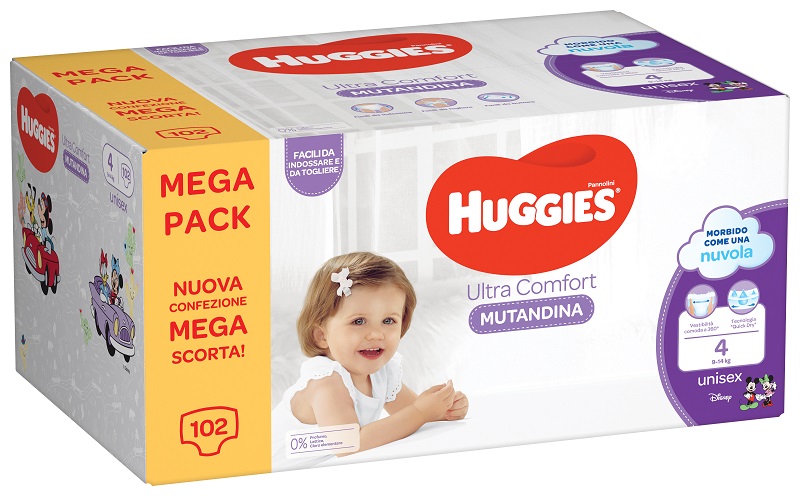 HUGGIES ULTR COMF MUT MP4 34X3