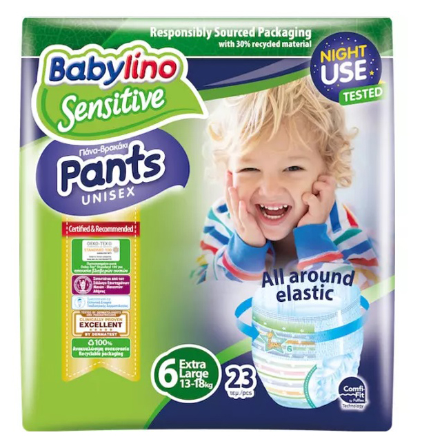 BABYLINO PANTS ECO UNI 6 42PZ