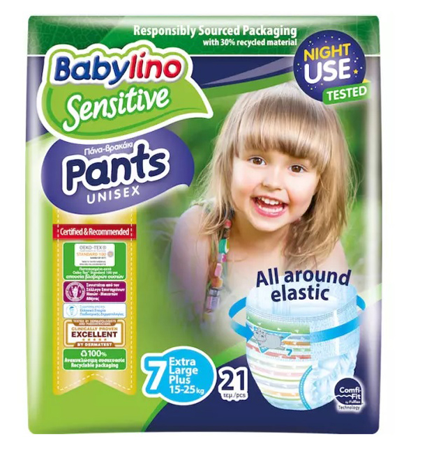 BABYLINO PANTS ECO UNI 7 38PZ