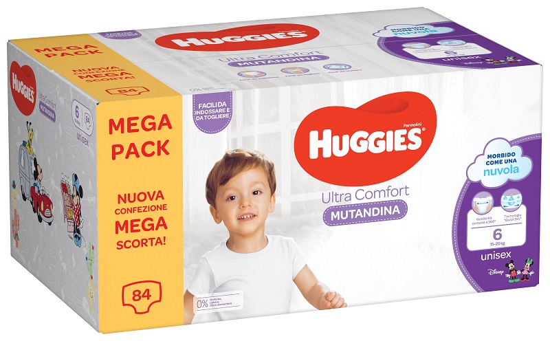 HUGGIES ULTR COMF MUT MP6 42X2