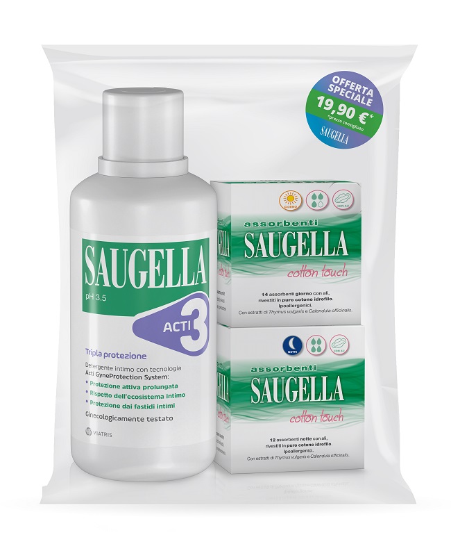 SAUGELLA ACTI3+ASSORBENTI G/N