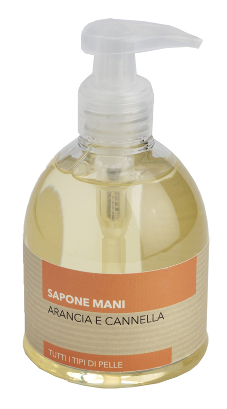 SAPONE MANI ARANCIA/CANNELLA