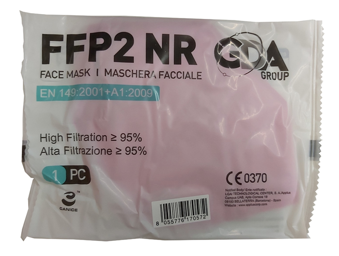 K03 MASCHERA FFP2 FUCSIA