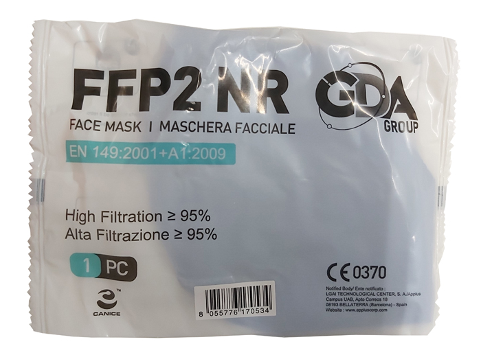 K03 MASCHERA FFP2 BLU ELET