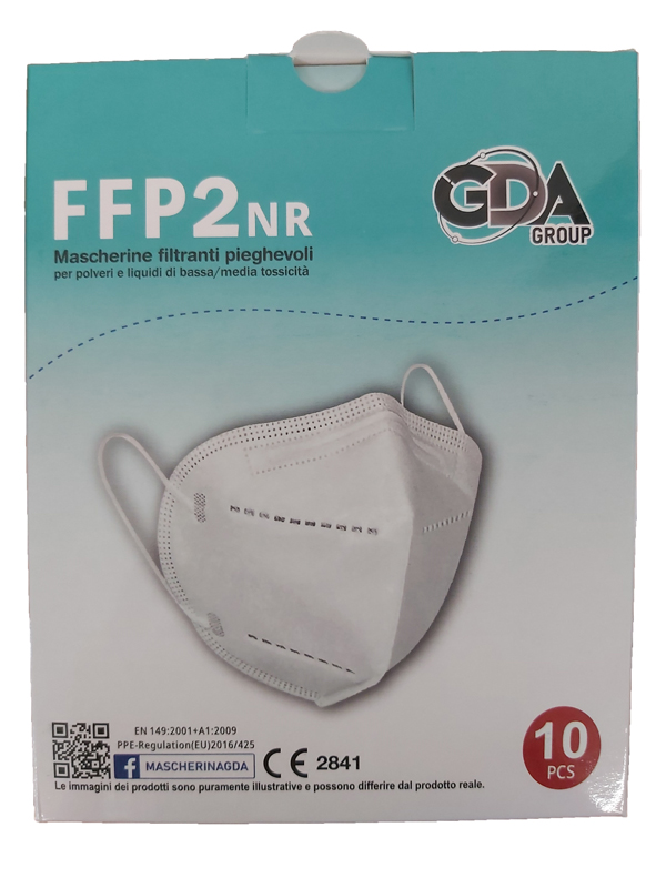 ASEL01 MASCHERA FFP2 AZZ 10PZ