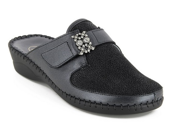 EC0444 PANTOFOLA NERO 41