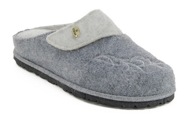PAN40076 PANTOFOLA GRIGIO 35