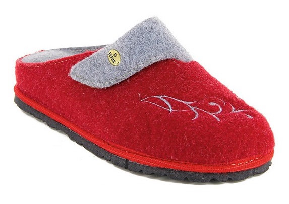 PAN40076 PANTOFOLA ROSSO 35