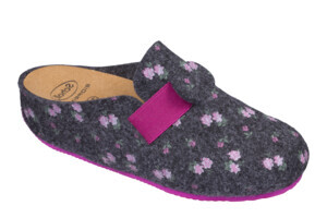 LARETH FLOR FELT W DKGR/FUCH38 LARETH FLOR FELT W DKGR/FUCH38