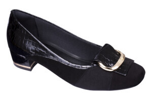 AURELIE MOCASSIN NUB W BLACK35