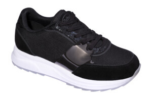 BEYONCE' MESH+SUEDE W BLACK 35