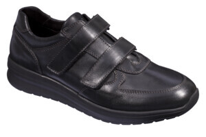 LIAM 2 STRAPS LEATHER M BLK 43