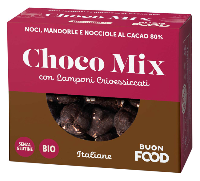 BUON FOOD CHOCO MIX C/LAMPONI