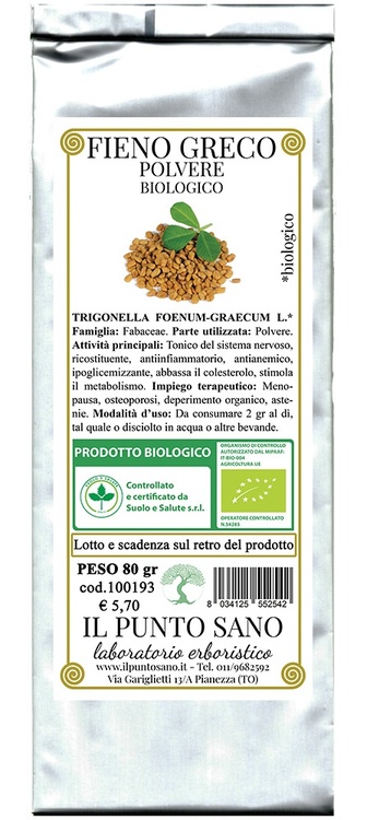 FIENO GRECO POLVERE BIOLOGICO