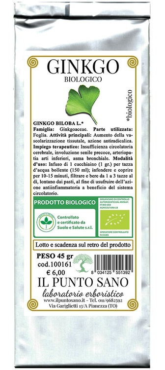 GINKGO BIOLOGICO 45G