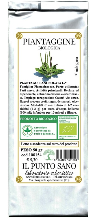 PIANTAGGINE BIOLOGICA 50G