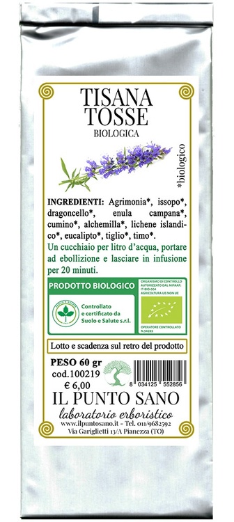 TISANA TOSSE BIOLOGICA 60G