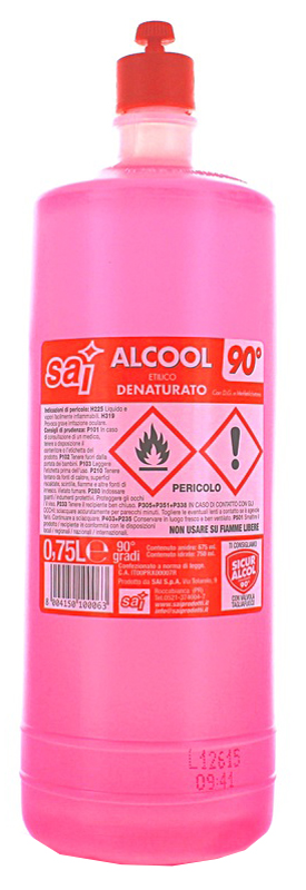 SAI ALCOOL ETILICO DENAT 90