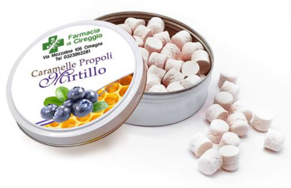 CARAMELLE PROPOLI MIRTILLO 40G